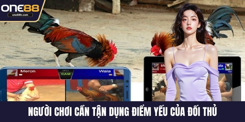 Người chơi cần tận dụng điểm yếu của đối thủ